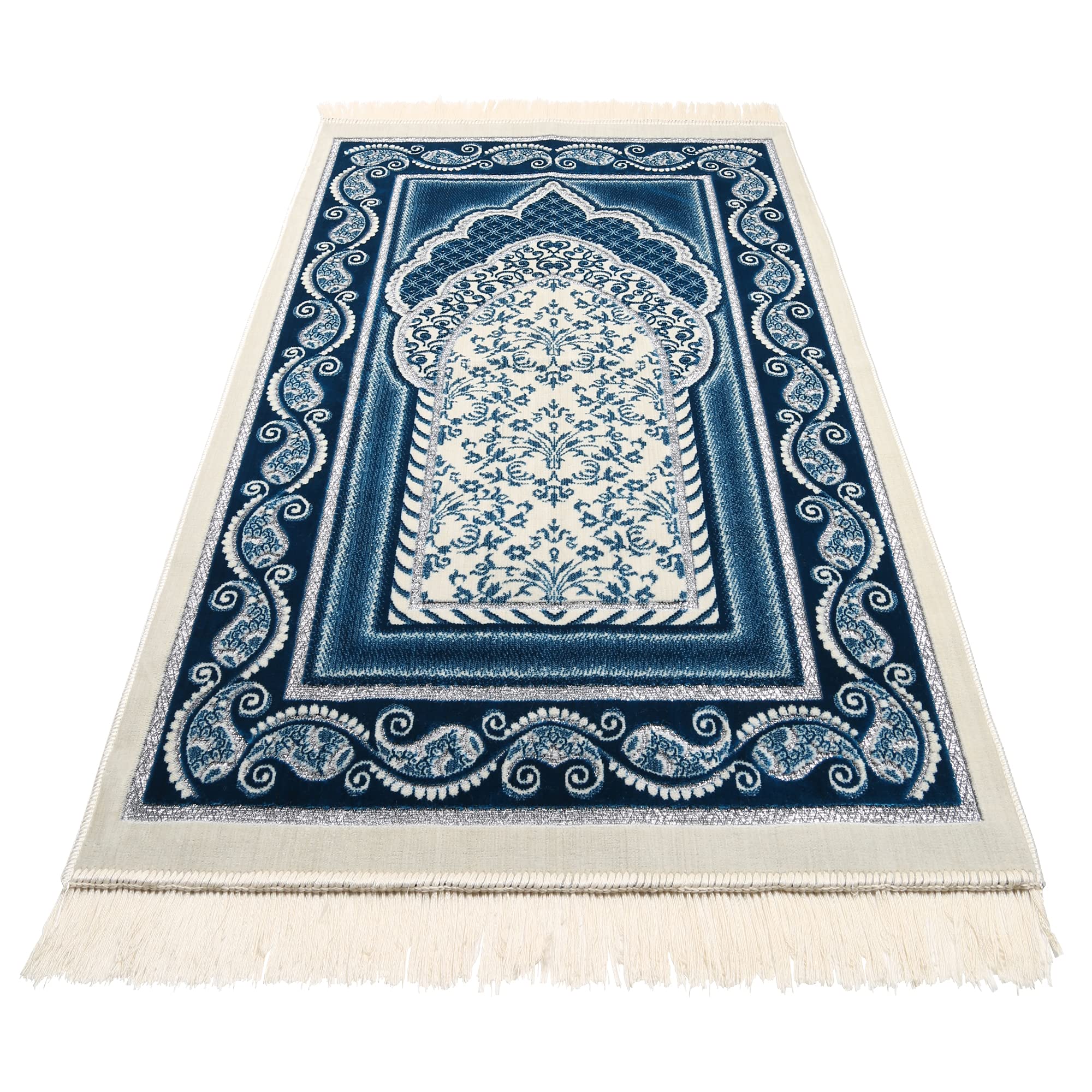 Yase Crafts Muslim Prayer Rug Prayer Mat for Men Women Thick Soft