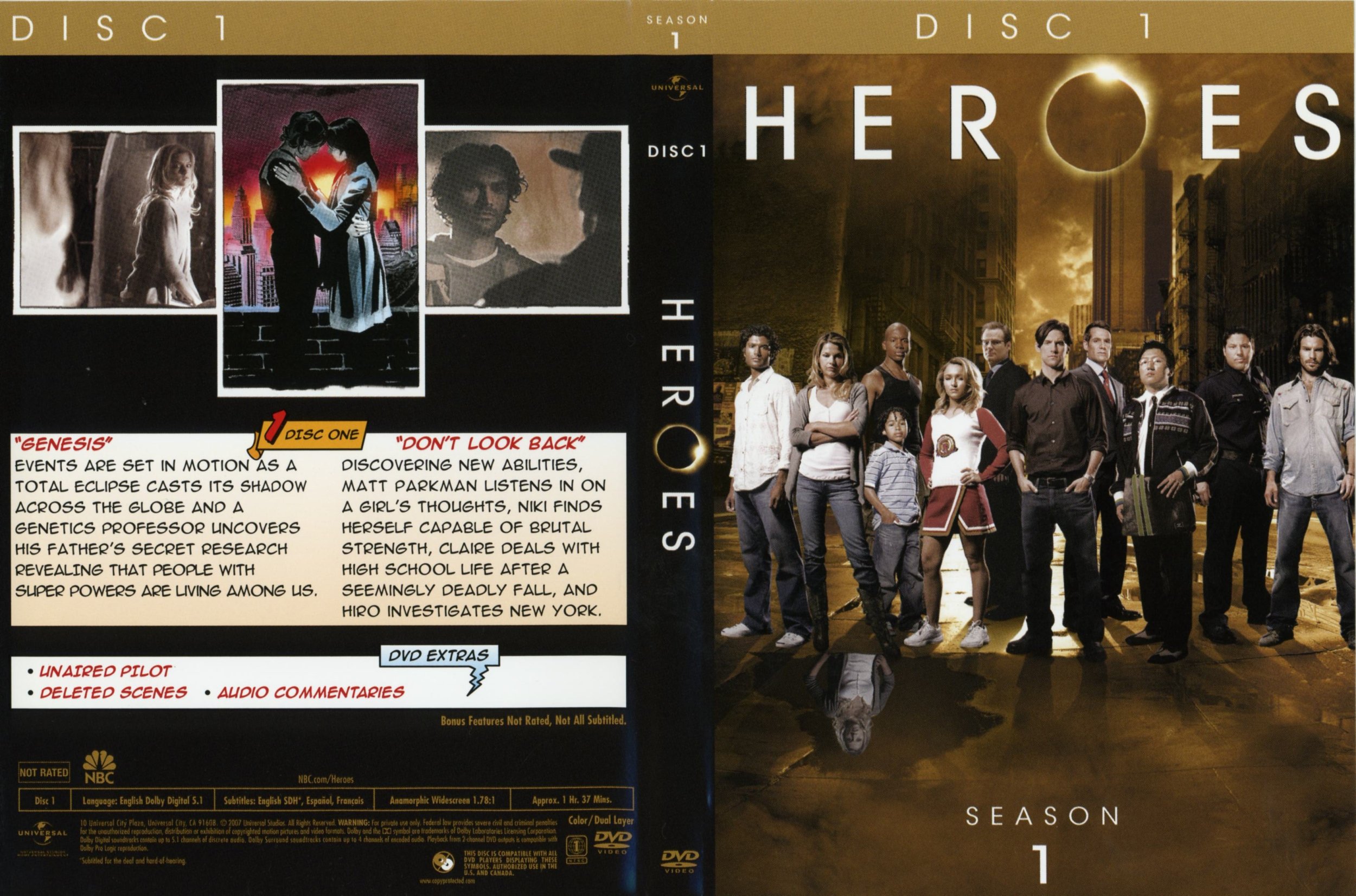 Amazon.com: Heroes Season 1, Disk 1 [DVD]
