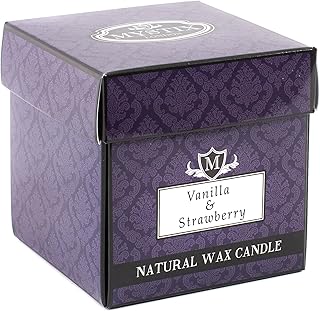 Mystix London | Vanilla & Strawberry Scented Candle-Large, 29cl
