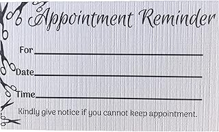 Scissors Salon Appointment Reminder Cards (3.5" X 2", 100 Pack) Hairstylist Appointment Cards also for Salon, Hairdresser, Dog Groomer