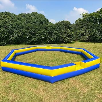 Giant 26Ft Gaga Ball Pit Inflatable with Built-in Blower, Portable Gagaball Court for Indoor Outdoor Family Activities Inflatable Sport Games