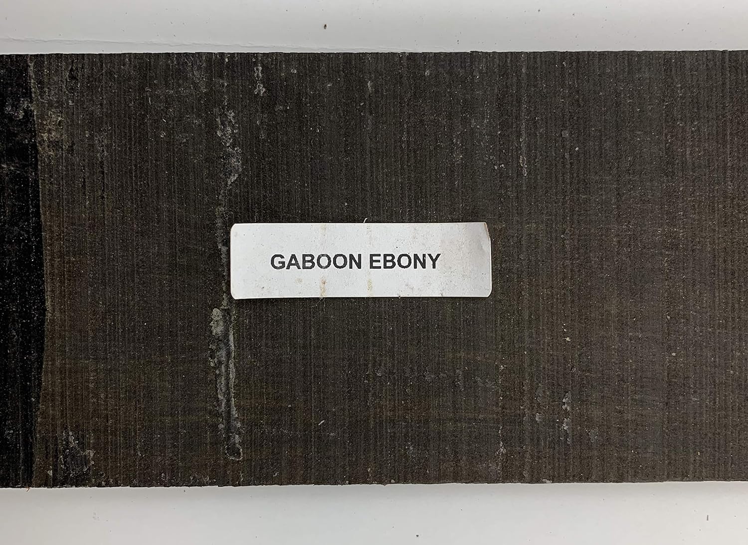 Acoustic Fingerboard Blanks 1 Piece: Gaboon Ebony, Rosewood, Cocobolo, Ziricote, Santos, Granadillo, Bocote, Purpleheart, Laurel (Gaboon Ebony)