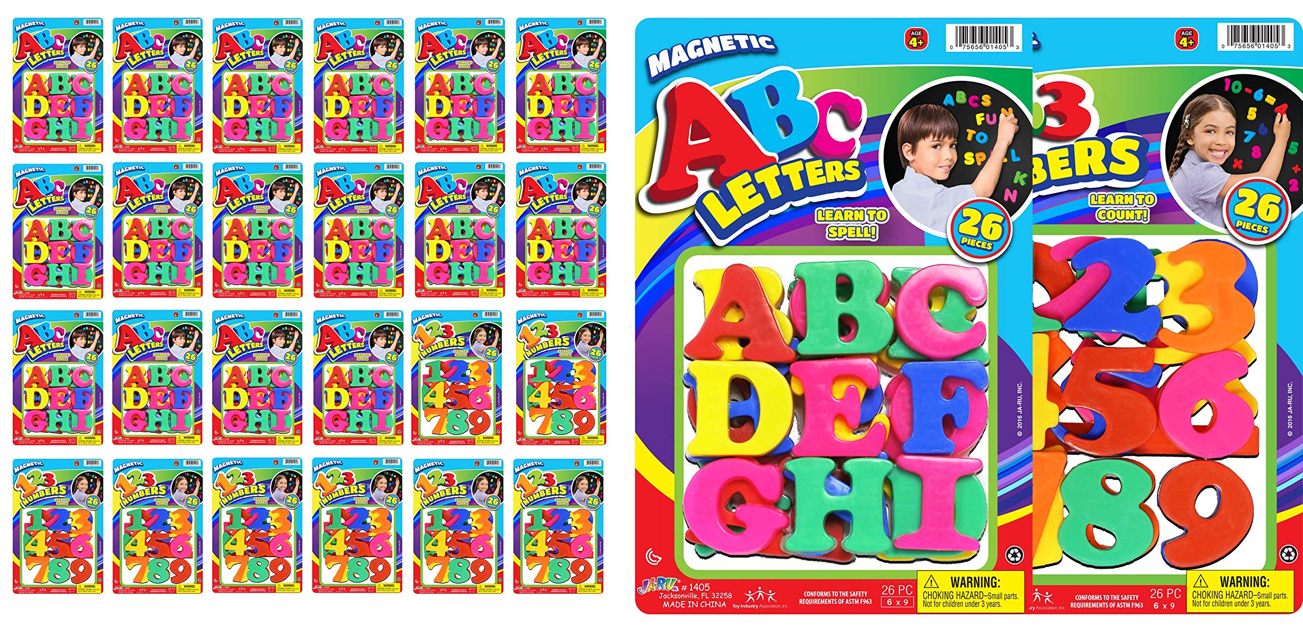 Amazon.com: JA-RU Uppercase Magnetic Letters and Numbers for