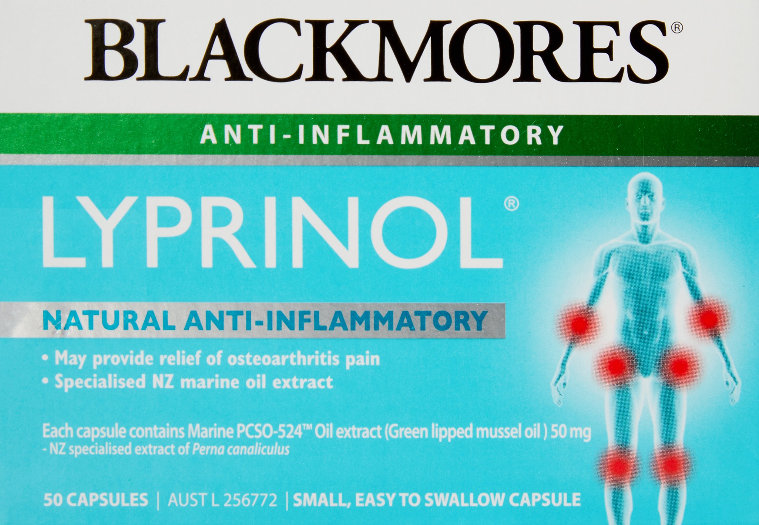 Buy Blackmores Lyprinol Natural AntiInflammatory for of Osteo Pain
