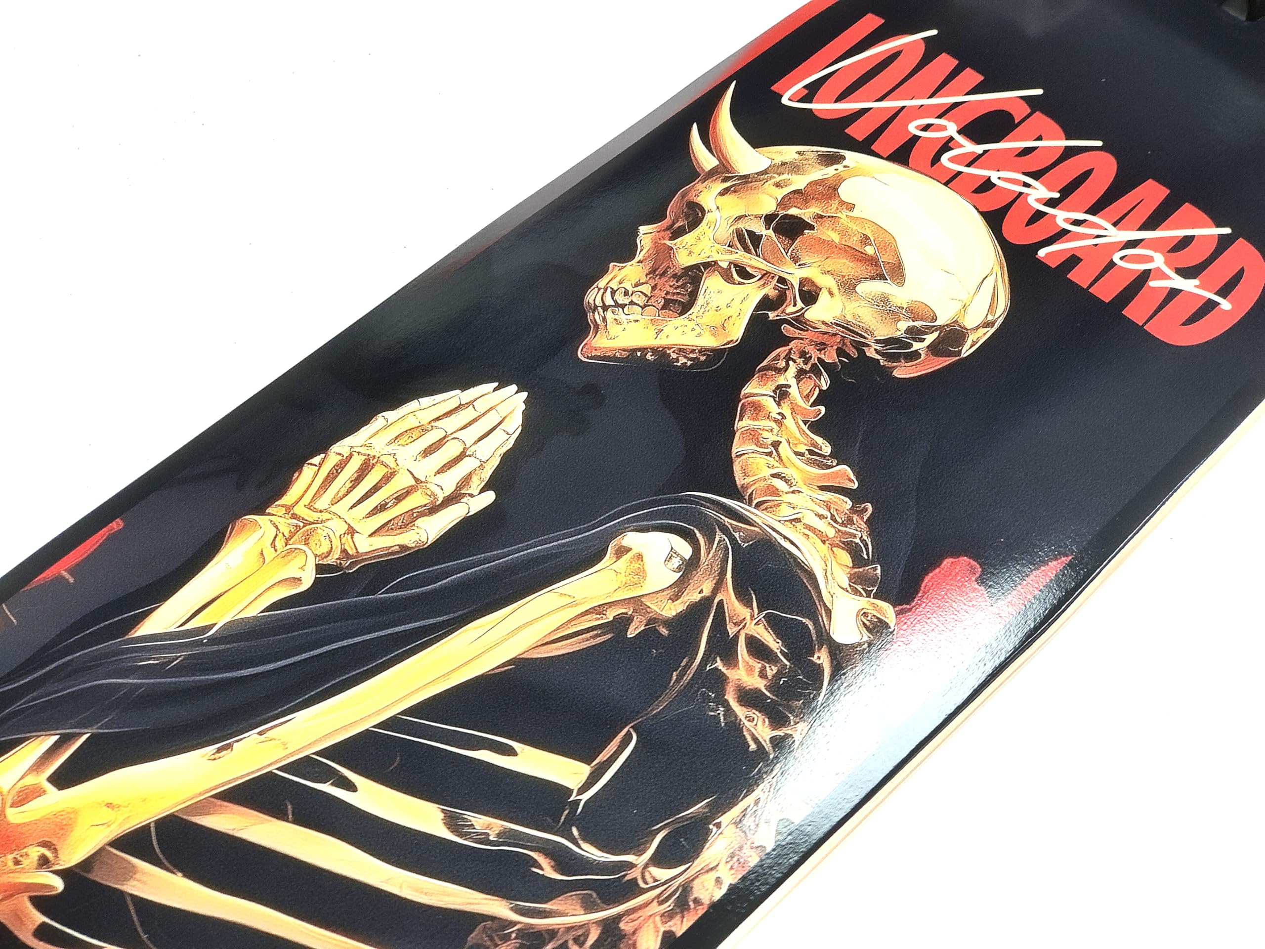 VOLADOR Urban Freeride Pro Longboard Cruiser 101,6 cm | Planche en bois d'érable canadien et camion à pivot inversé forgé | Configuration complète pour les trajets urbains
