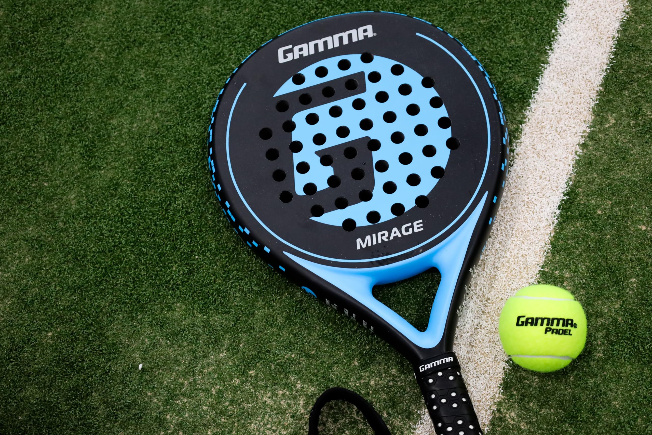 Gamma Pala de pádel Mirage - Forma Redonda para perdón y maniobrabilidad con Gran Punto Dulce, Tacto Suave - Control Mejorado, Giro y Comodidad para el Desarrollo de Habilidades