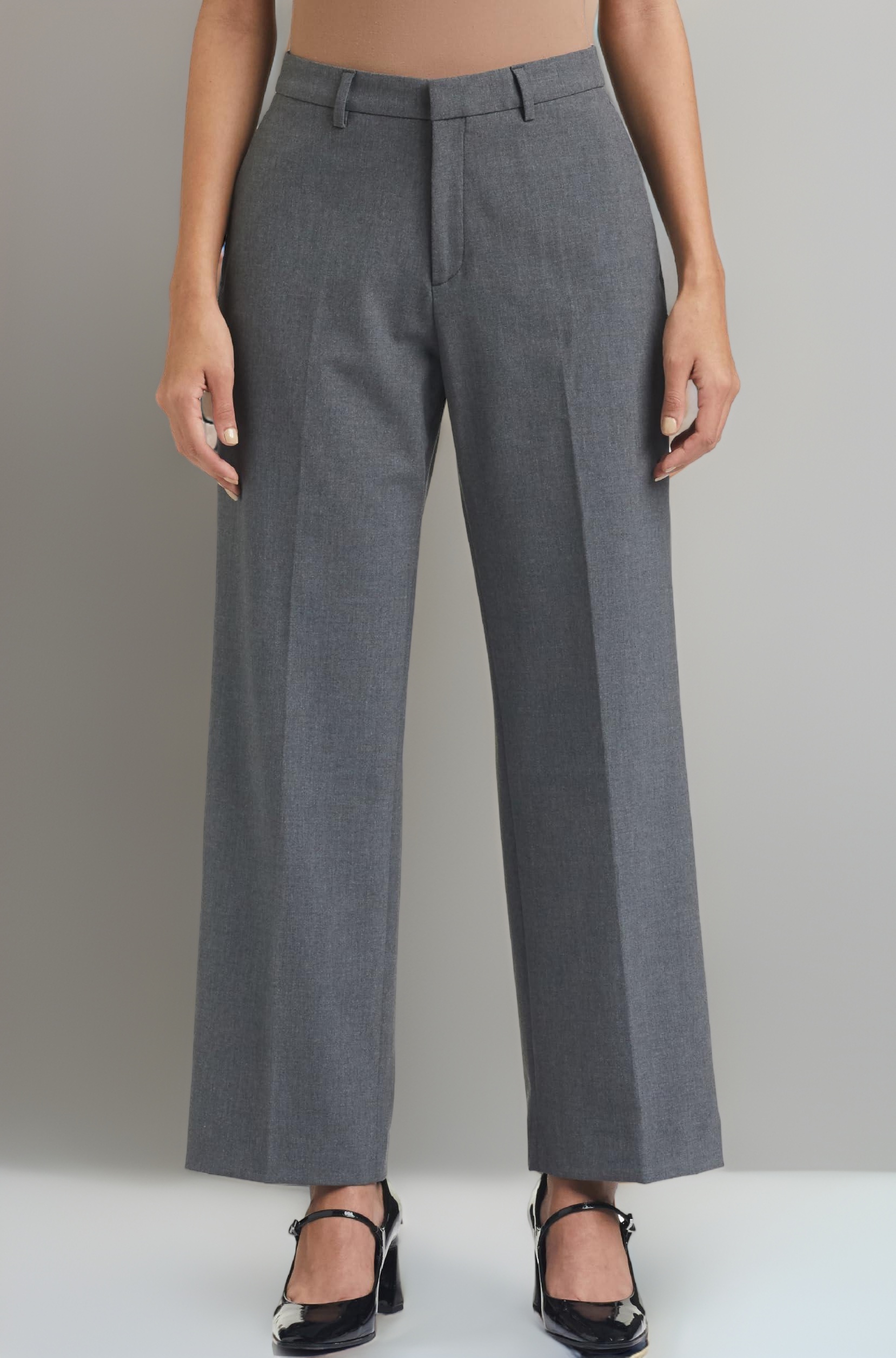 Symbol Premium Women's 'Desk-to-Dinner' Wide Leg 4-Way Stretch Formal Trousers (Flexi-Waist | Easy Care) (Available in Plus Sizes)