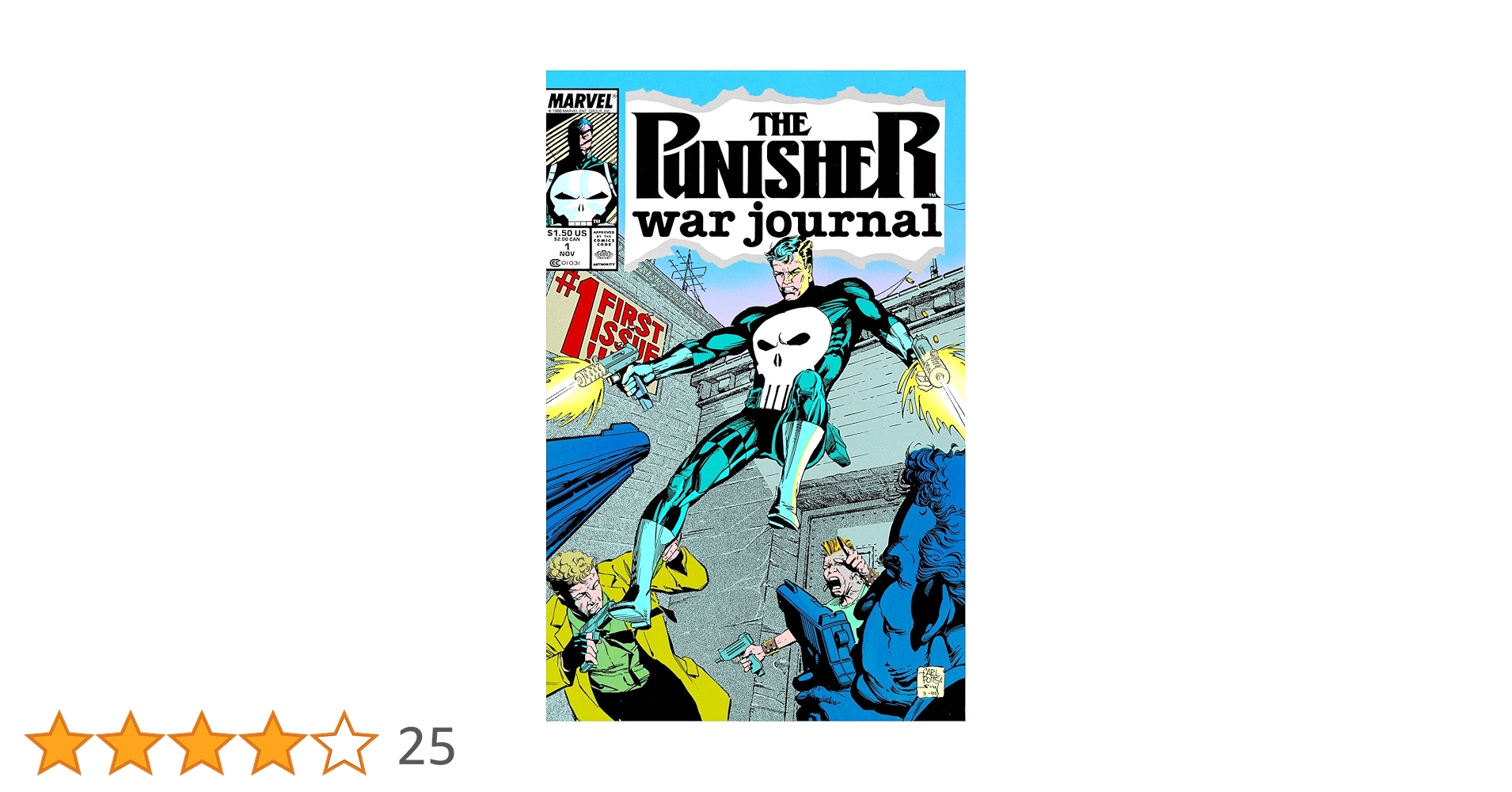 アメコミ・英語　THE PUNISHER WAR JOURNAL Punisher War Journal by Carl Potts & Jim Lee (Punisher War