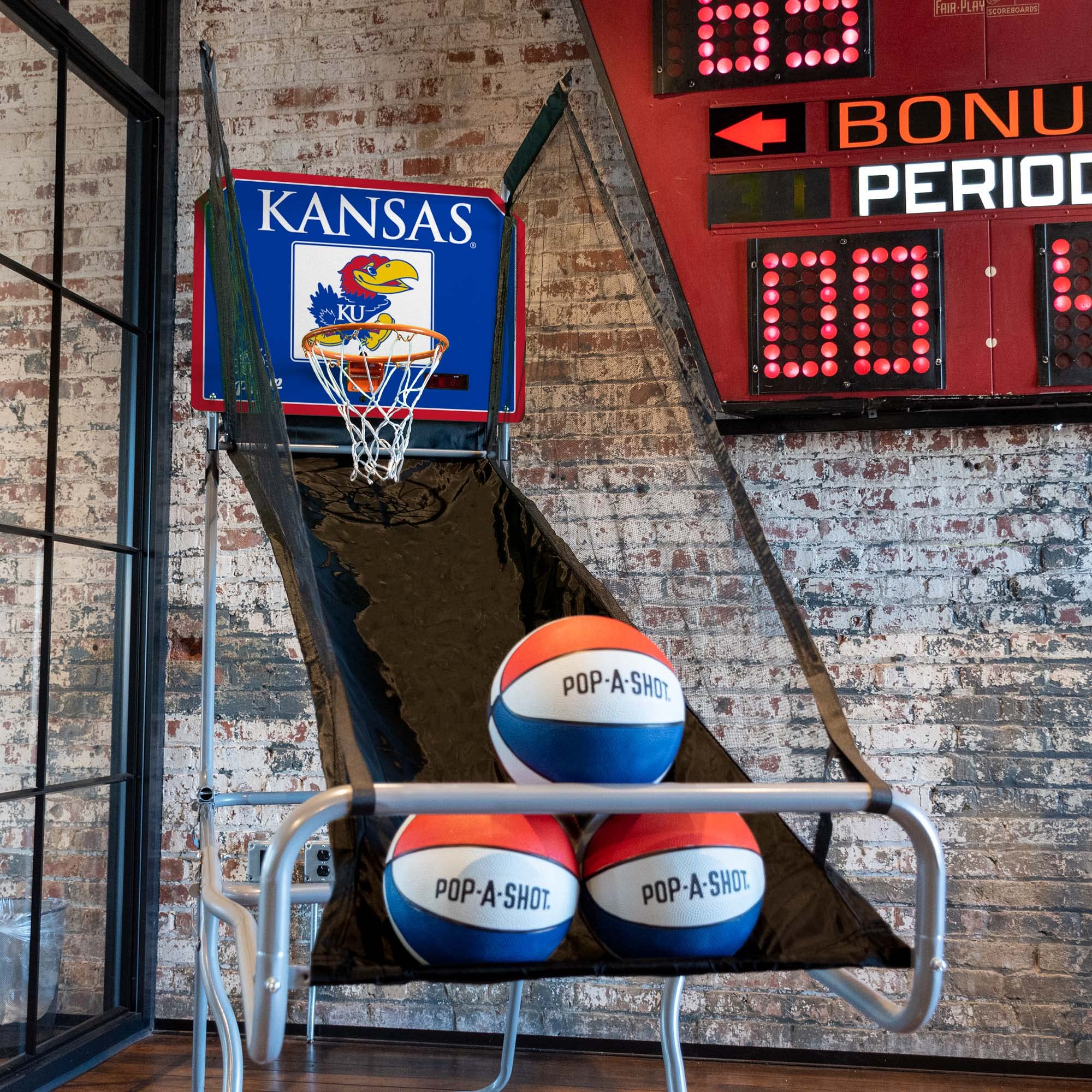 Pop-A-Shot Official NCAA Pop-Up Tailgate Game (Pop-Up, Kansas Jayhawks)