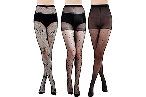 Fancy Heart Pantyhose