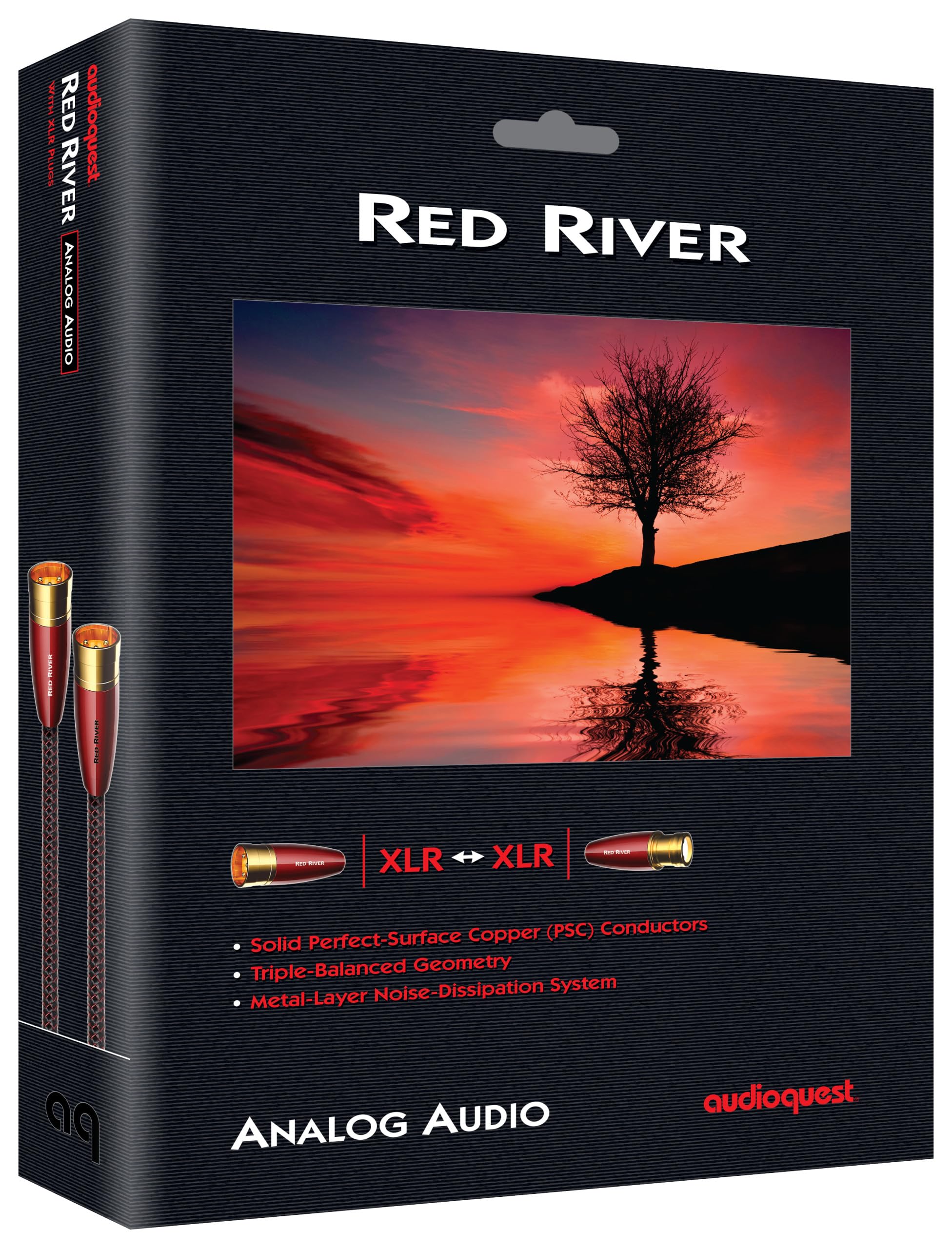 Amazon.com: AudioQuest Red River XLR Audio Interconnect