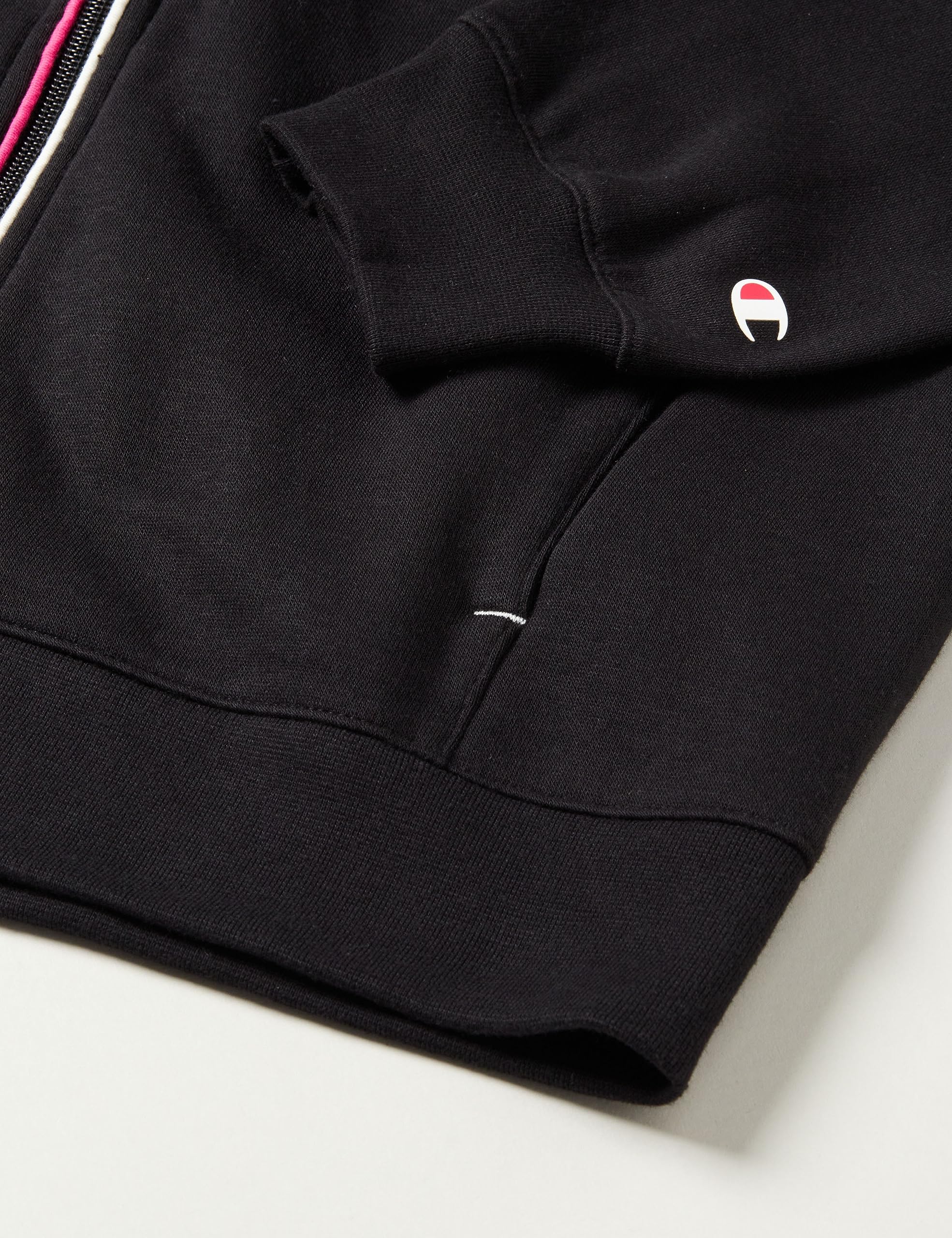 Champion Legacy Color Punch G-Ultralight Powerblend Fleece Full Zip Felpa con Cappuccio Bambine e Ragazze