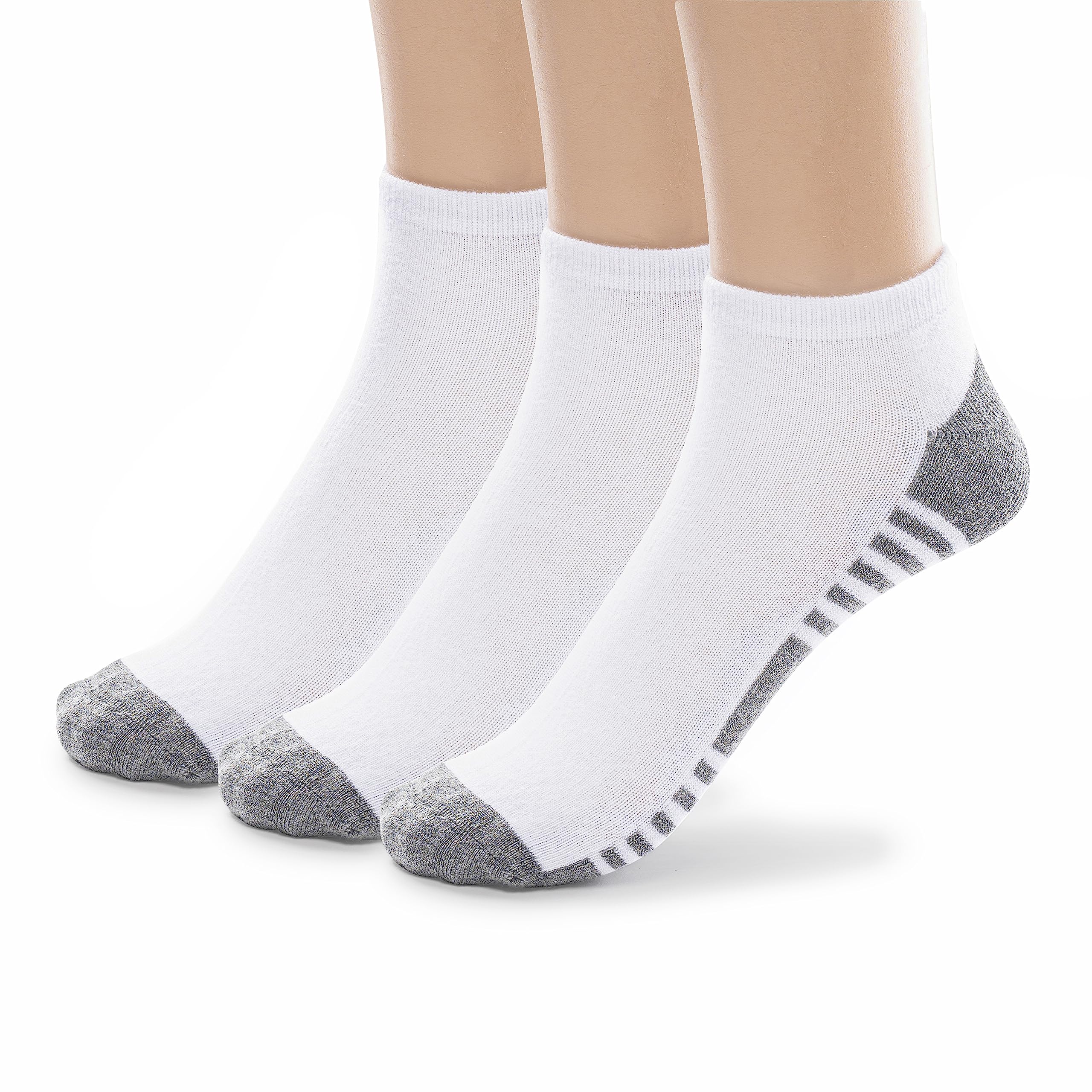 Silky ToesKids Rayon from Bamboo Athletic Seamless Ankle Socks with Cushion, 3 or 6 Pairs Boys and Girls No Show Socks