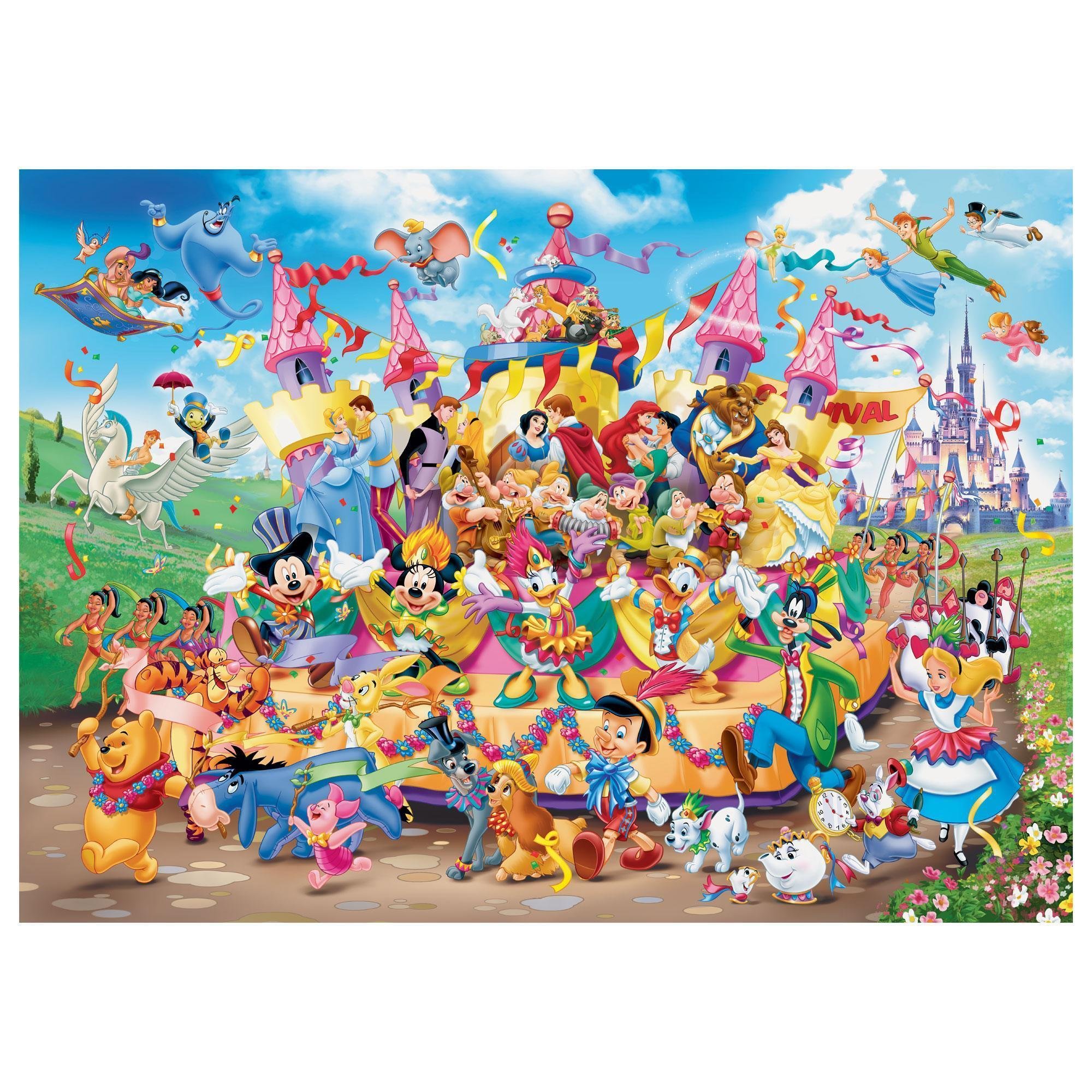 Ravensburger - Puzzle Disney Carnaval, Rompecabezas para Adultos, Regalo para Niños de 14+ Años, Juego Educativo y Estimulante, 1000 Piezas, 70x50 cm