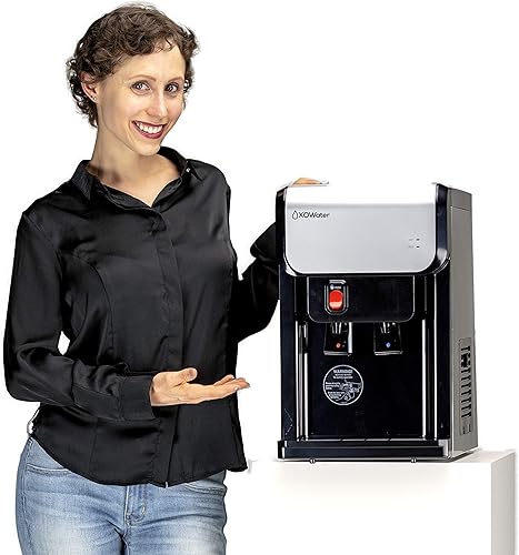 Miniatura 2 de Mini dispensador de agua sin botella para encimera, 17.5 pulgadas de alto, caliente y frío, con filtro y kit de instalación