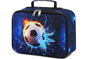 Sturdy & Roomy Soccer Lunch Bag