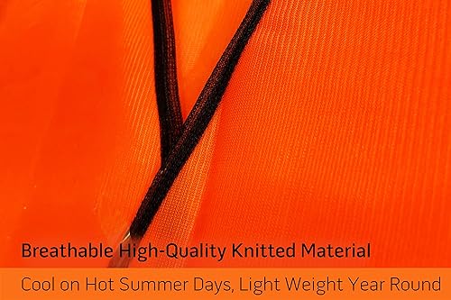 Miniatura 6 de PeerBasics Chaleco de seguridad de bolsillo Paquete a granel reflectante de alta visibilidad para hombres y mujeres