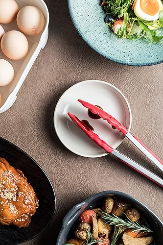 Miniatura 3 de Gomakren Soporte para cuchara para estufa, soporte para cuchara de Navidad, soporte grande de cuchara de cerámica, soporte para utensilios para