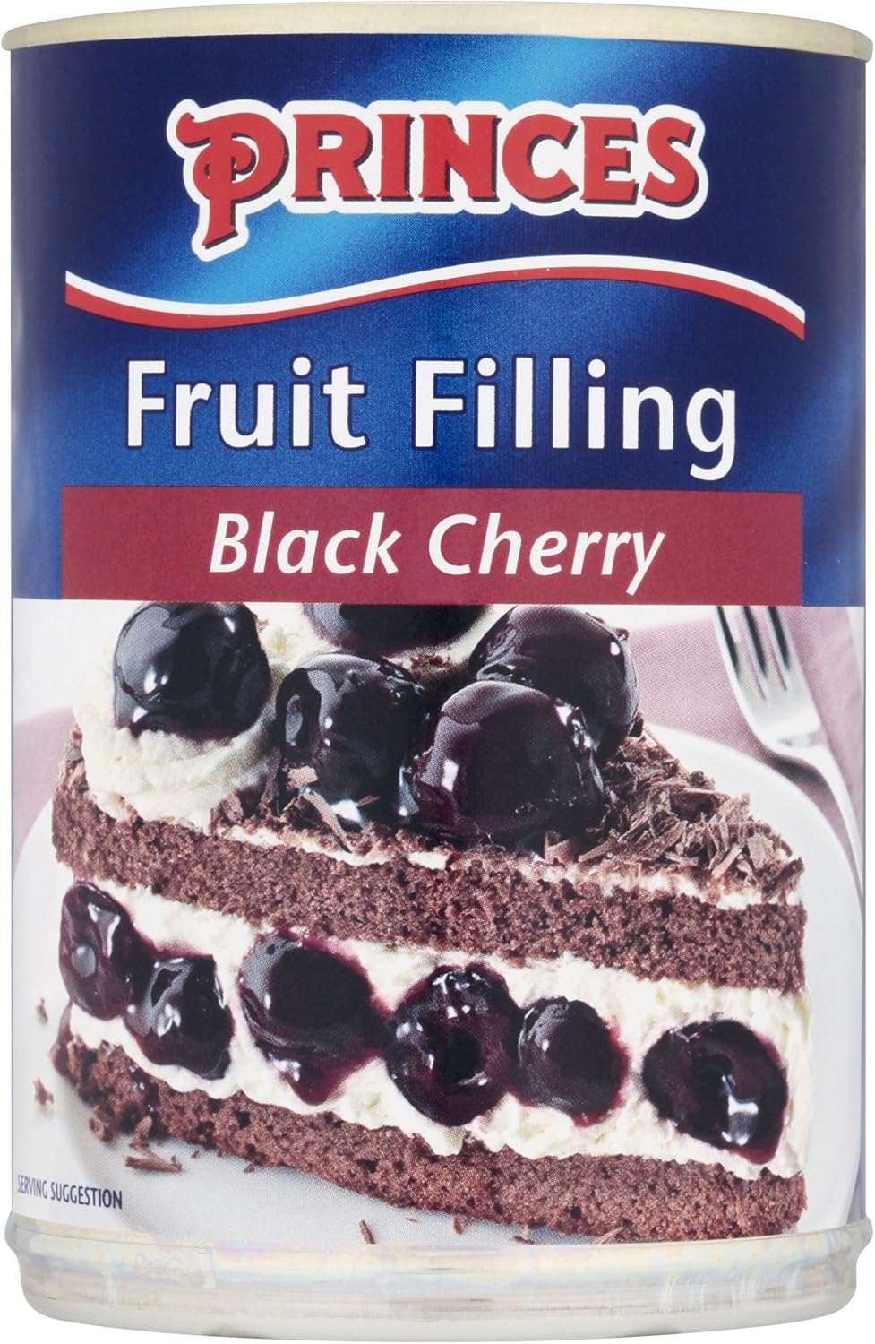 Princes Black Cherry Fruit Filling Tin 410g (Q) Amazon.co.uk Grocery