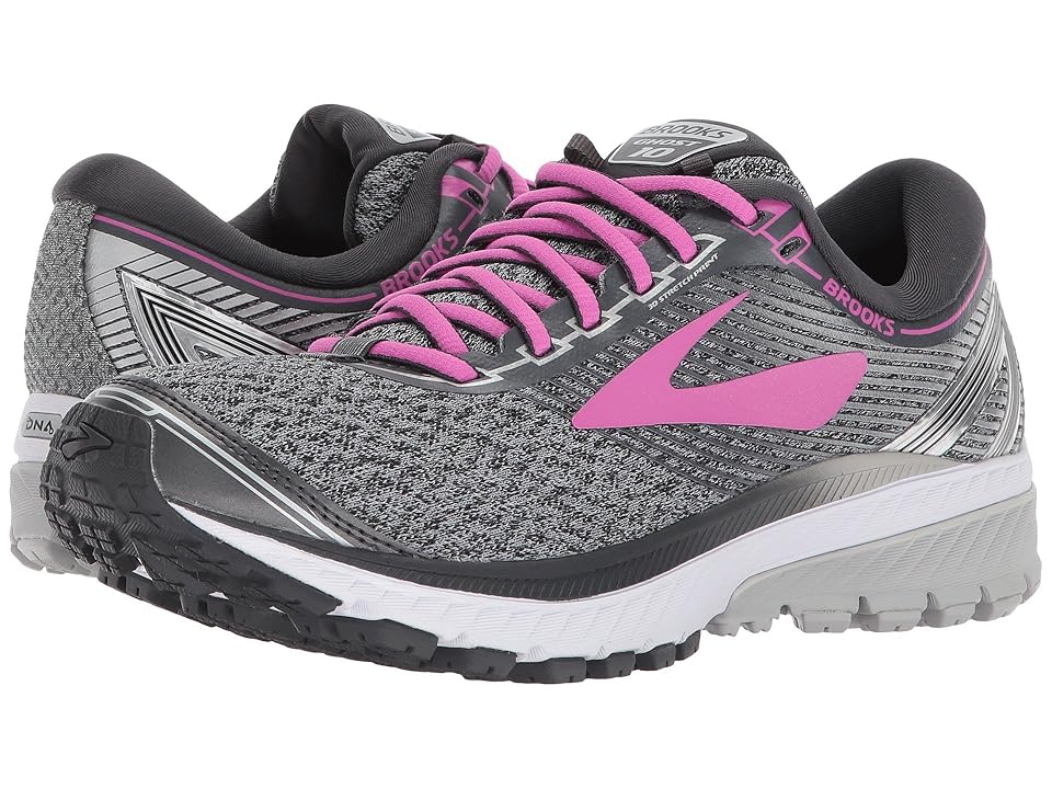 

Brooks Ghost 10 (Grey/White/Pink) Women's Running Shoes