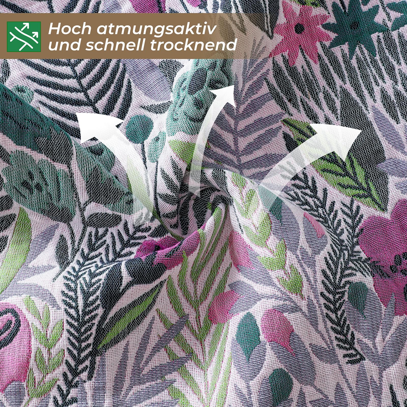 HOORDRY Juego de 8 paños de cocina absorbentes, paños de cocina decorativos Boho de 100% algodón, paños de cocina de alta calidad con diseño floral y lazos para colgar, 41 x 39 cm