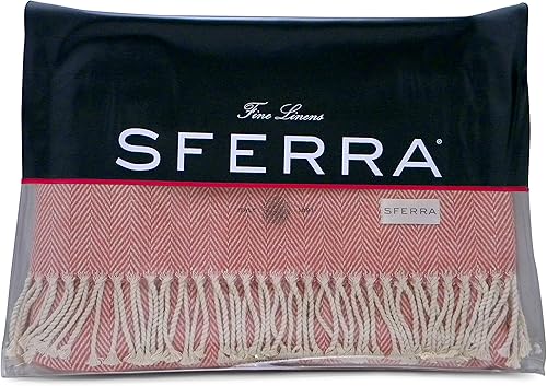 Miniatura 8 de Sferra Celine Herringbone, manta 100% algodón, diseño de hongos