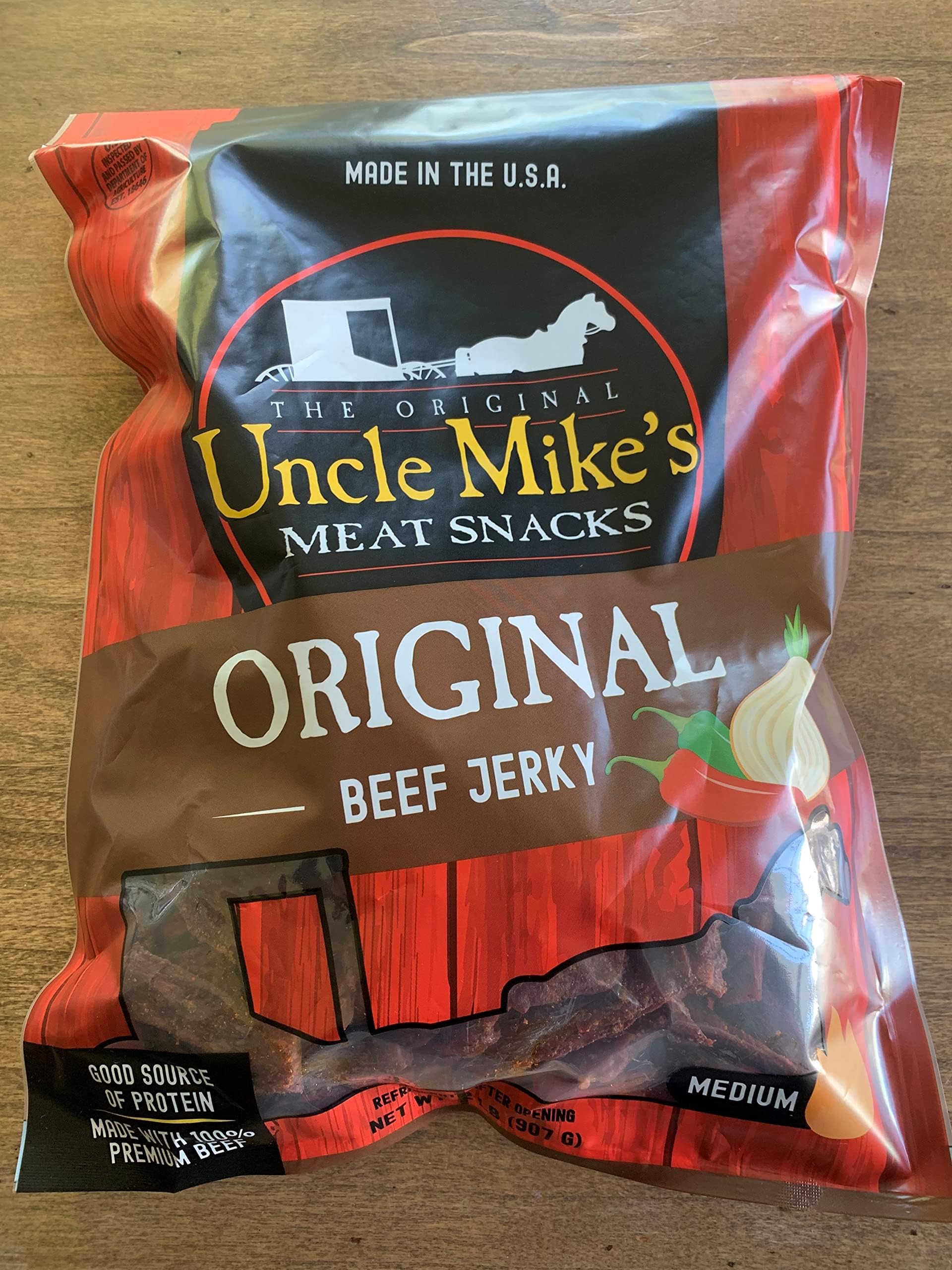 Amazon.com: The Original Uncle Mike's Original Beef Jerky (2 lbs ... Amazon.com: The Original Uncle Mike's Original Beef Jerky (2 lbs ...