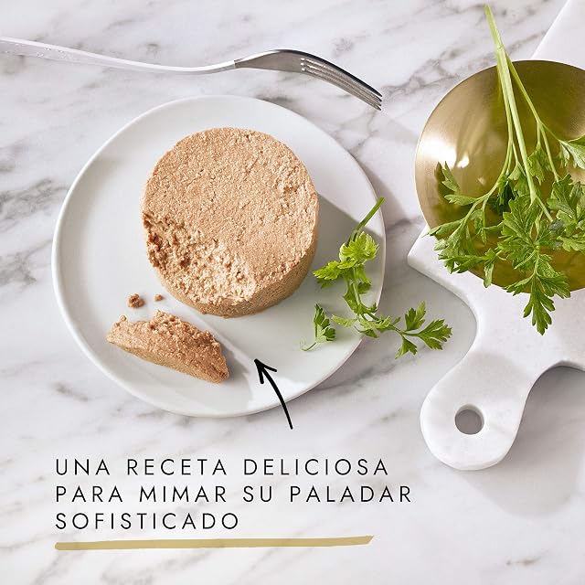 Foto 2 de 5 de GOURMET Gold Mousse, Comida Húmeda para Gato Adulto, Mousse de Pescado del Océano, Pack de 24 Latas de 85 g