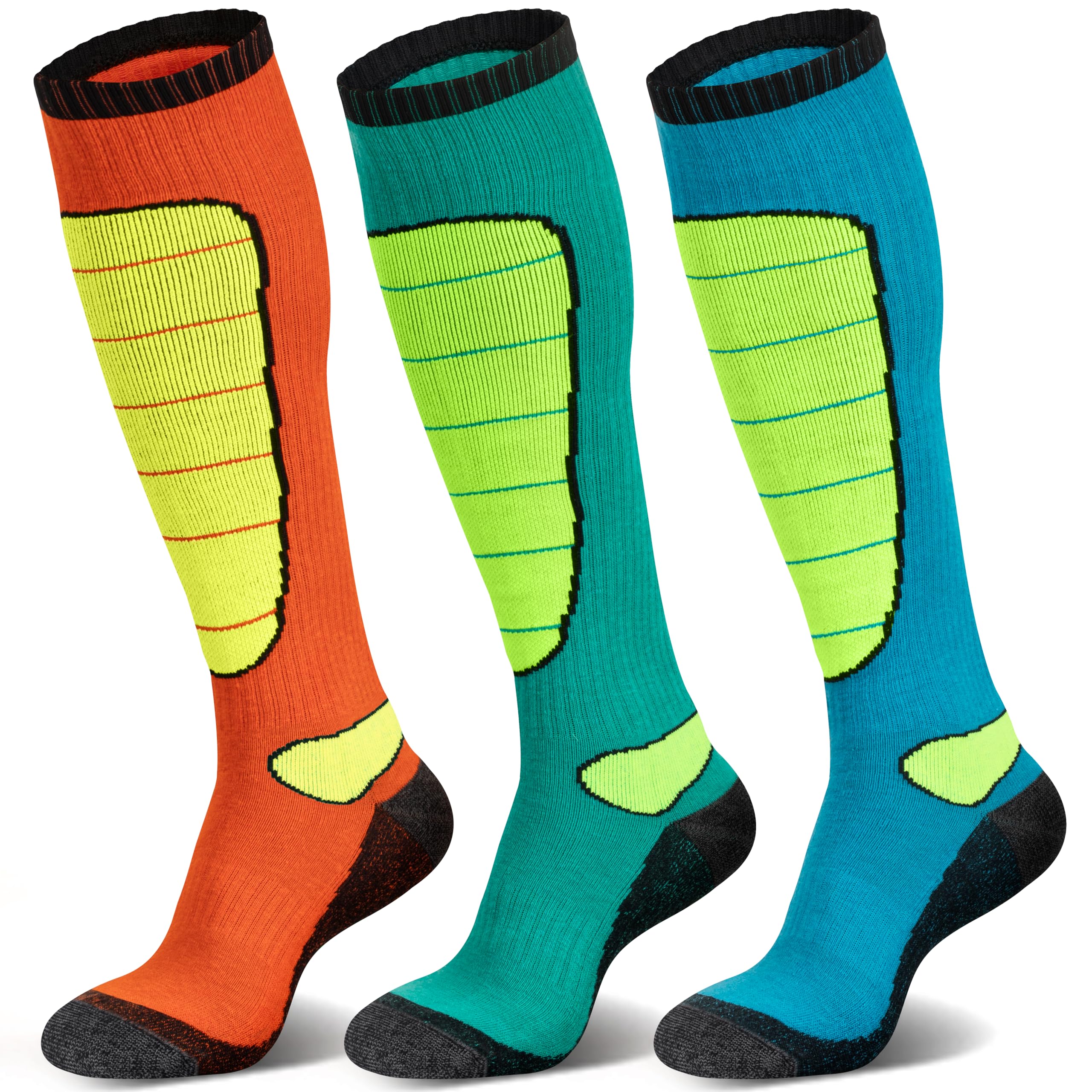 Hylaea Merino Wool Ski Socks, Cold Weather Socks for Snowboarding, Snow, Winter, Thermal Knee-high Warm Socks, Hunting