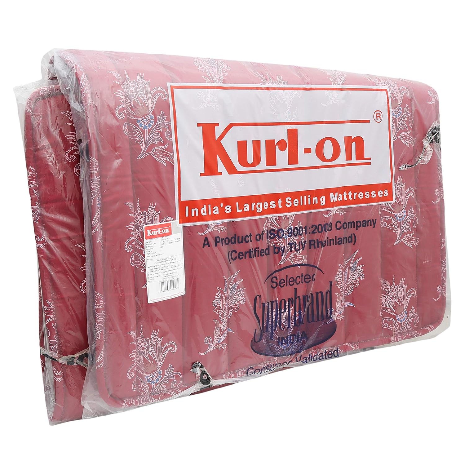 Kurlon Lite Mat Plus Foam Mattress, Red, 1 Inch, 1 Piece Amazon.in