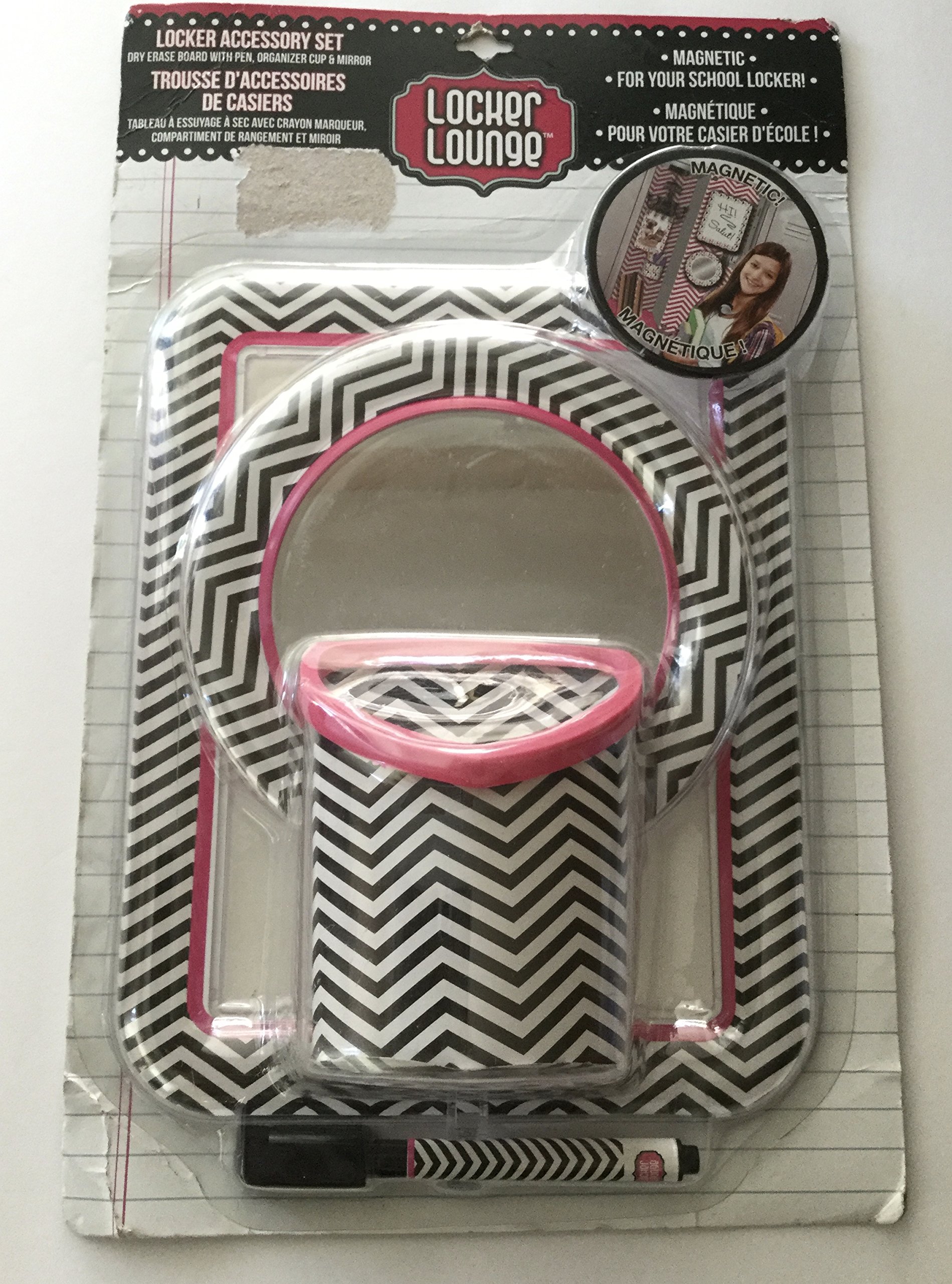 Locker Lounge 3-Piece Locker Accessory Set (Black)