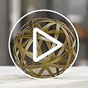 Gold Decorative Sphere, Metal Coffee Table Decor Sculpture, Modern Home Decor Accent for Tabletop, Centerpiece, Shelf Display- Elegant Metal Sphere Decor with Luxury Golden Finish - Image 8