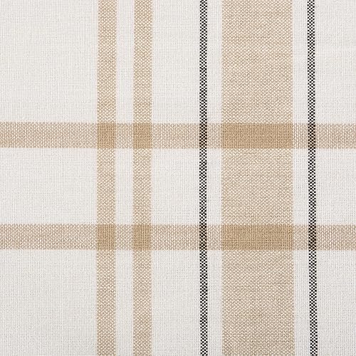 Miniatura 5 de DII - Servilletas para mesa estilo rústico, colección con rayas estilo francés, 20 x 20 pulgadas, color blanco cambray, 6 unidades.