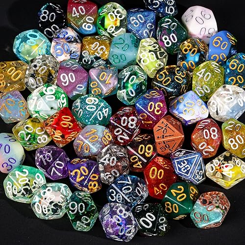 Miniatura 9 de HDdais Paquete de 10 dados poliédricos D6 de color aleatorio D6 de 6 caras D&D para juegos de mesa DND RPG MTG, dados de mazmorras y dragones