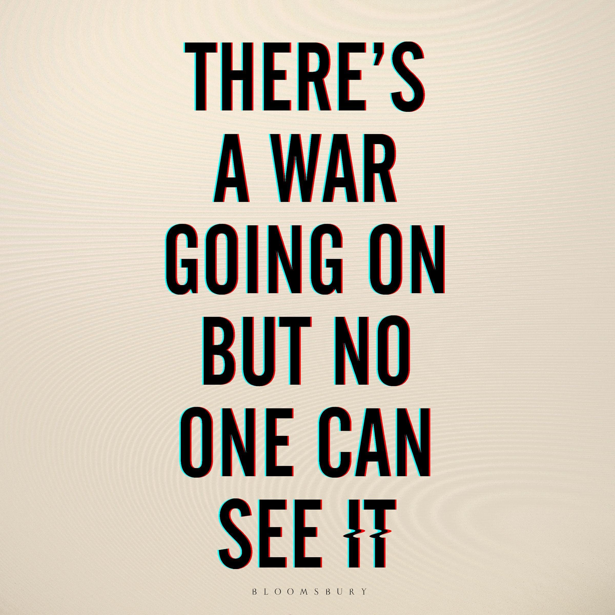 Cover art for There's a War Going On But No One Can See It