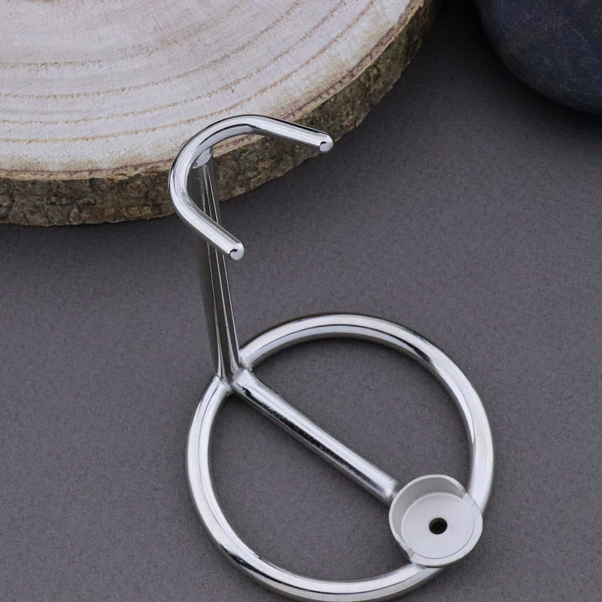 Supporto per rasatura da uomo, realizzato in acciaio INOX (finitura cromata) per tutti i tipi