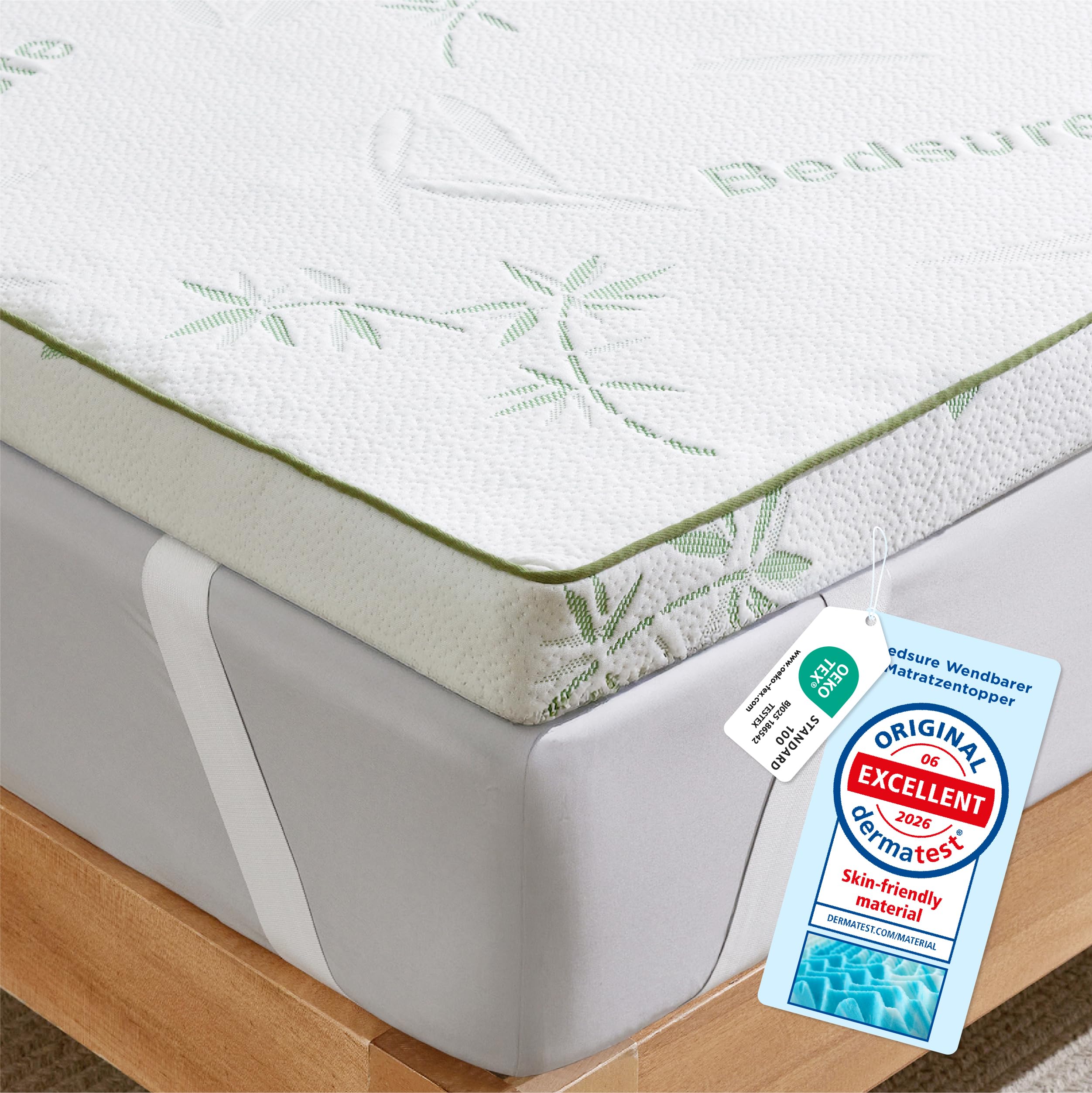 Bedsure Matratzentopper Bambusfaser