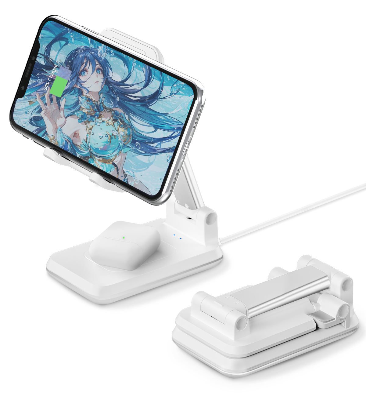 Amazon | SUKEY ワイヤレス充電器 2 in1デュアルワイヤレス充電器 電話