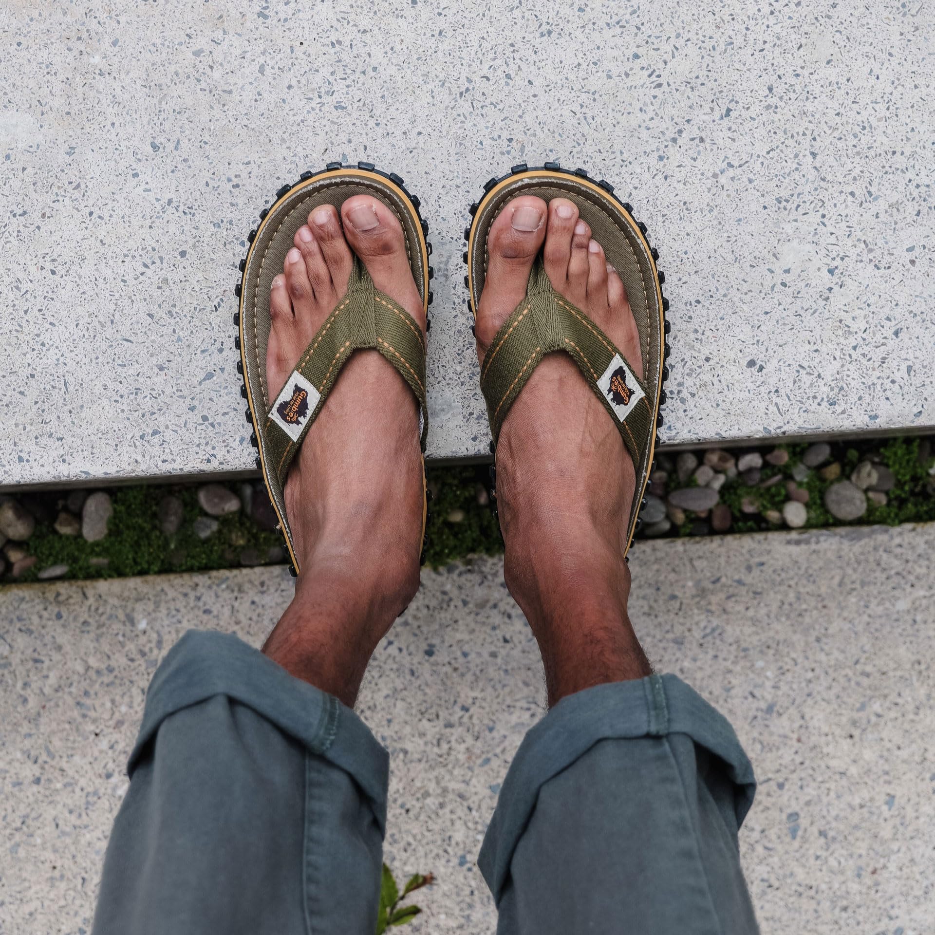 Gumbies Classic - Flip Flops aus recycelten Materialien - robuste Sohle aus wiederverwerteten Autoreifen, ergonomisches Fußbett