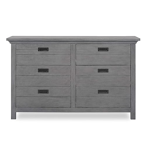 Evolur Waverly - Aparador doble 2 unidades color gris