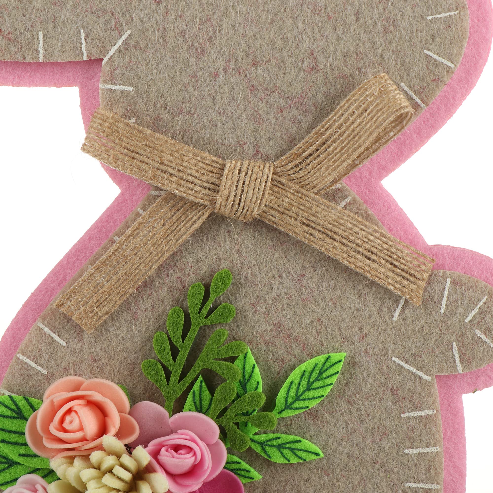 COM-FOUR® 3x decoratieve standaard Paashaas - Paasdecoratie om op te zetten - Paashaas van vilt met bloemen en houten voet - Pasen (3 stuks - kleurrijk 25cm COM-FOUR® 3x decoratieve standaard Paashaas - Paasdecoratie om op te zetten - Paashaas van vilt met bloemen en houten voet - Pasen (3 stuks - kleurrijk 25cm