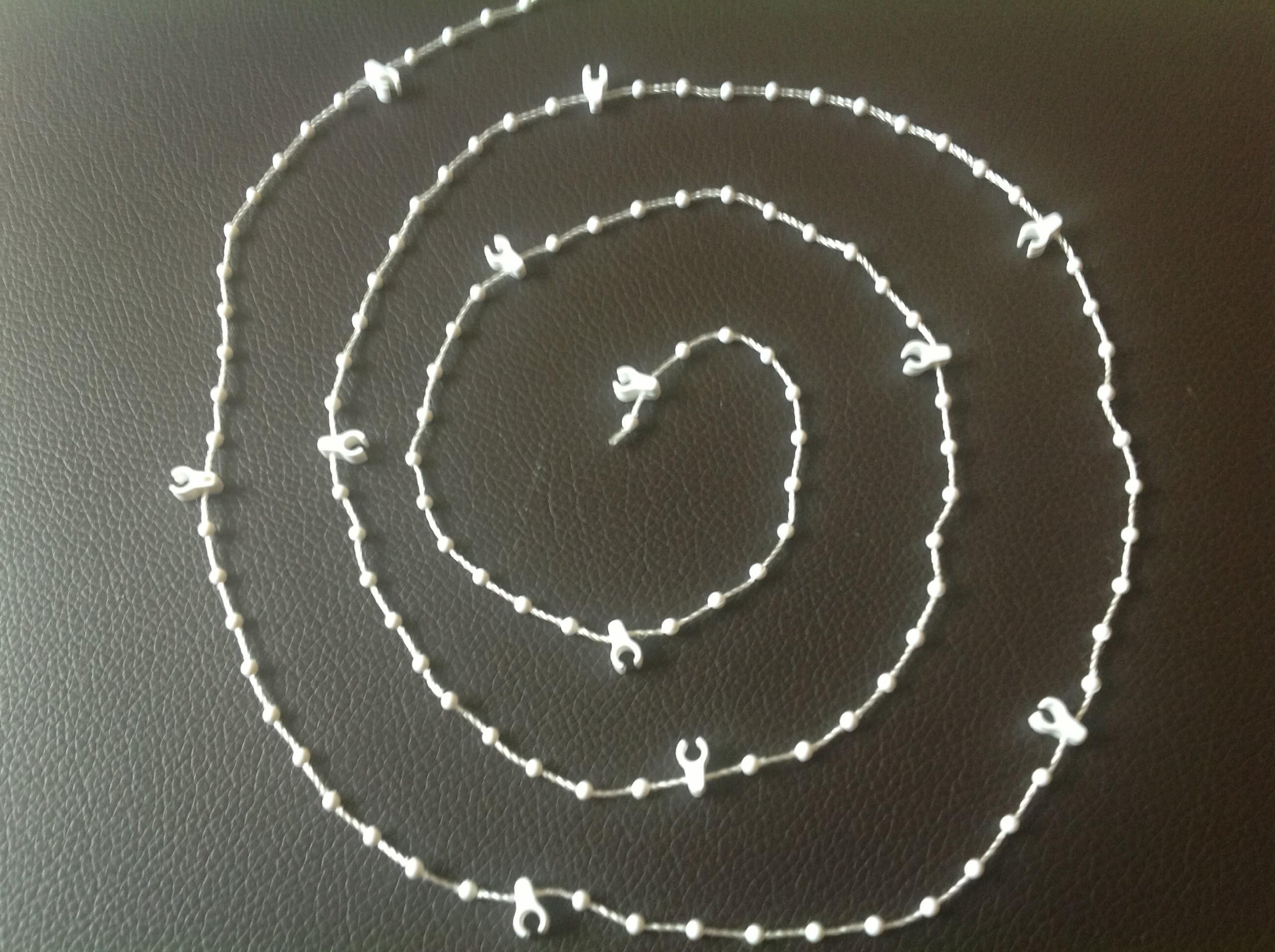 100 x white links High quality Vertical Blind Bottom Chain For 89MM 3.5