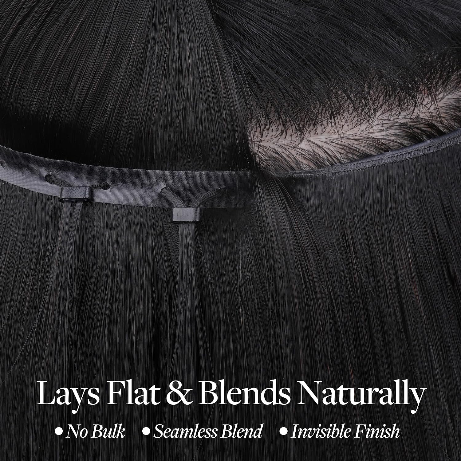  Butterfly Weft Hair Extensions Human Hair, Easy Install Breathable thumbnail