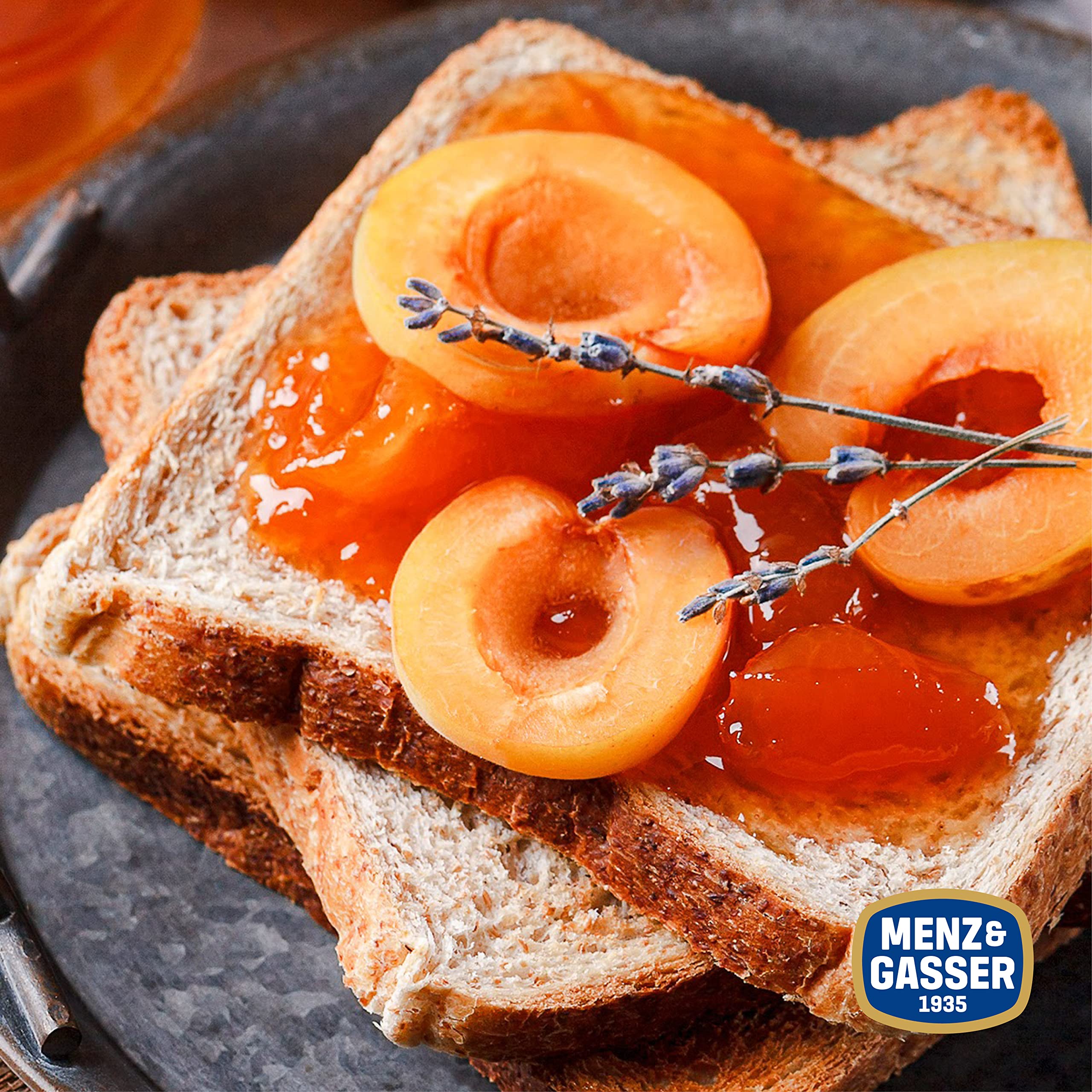 Menz&Gasser Confettura Extra di Albicocche Monodose Premium Quality, con Frutta, 100% Made in Italy, 100 Porzioni x 25 g - 3