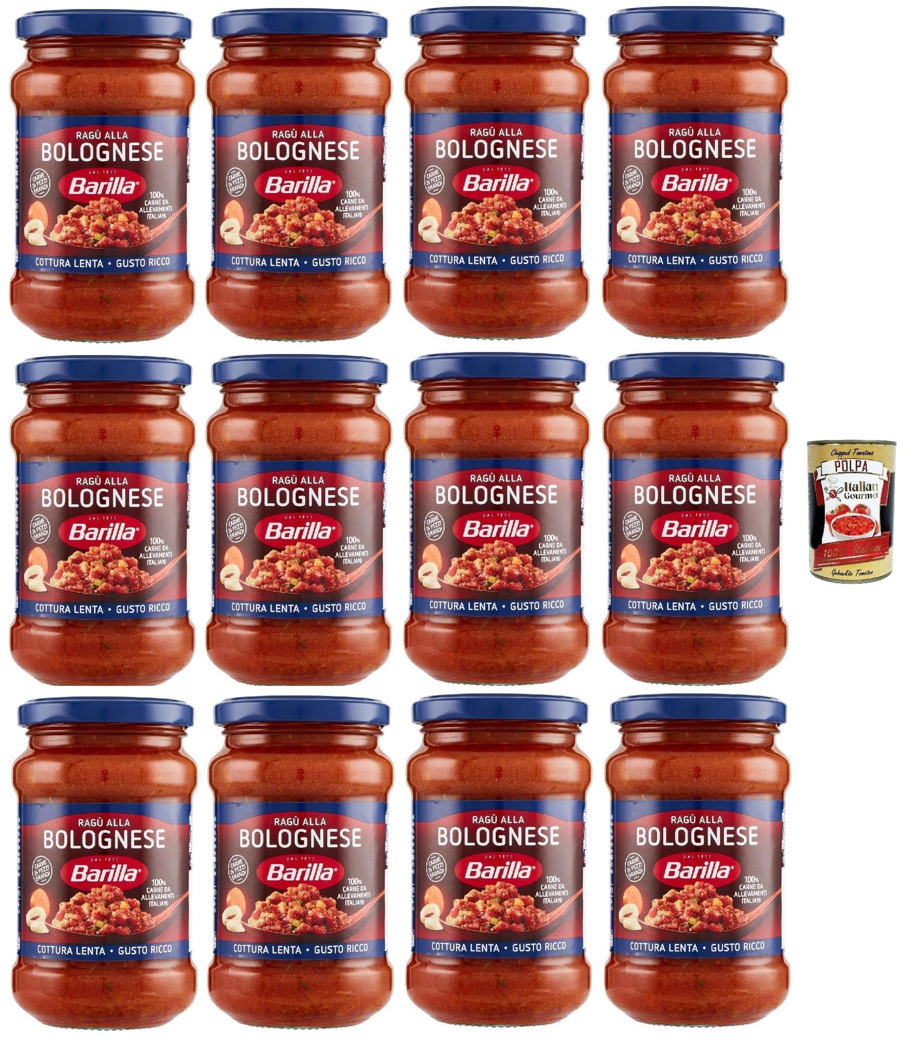Italian Gourmet Ragù alla Bolognese sugo Pastasauce fertig 12 x 300g