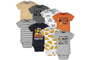 8-Pack Onesie Bodysuits for Baby Boys