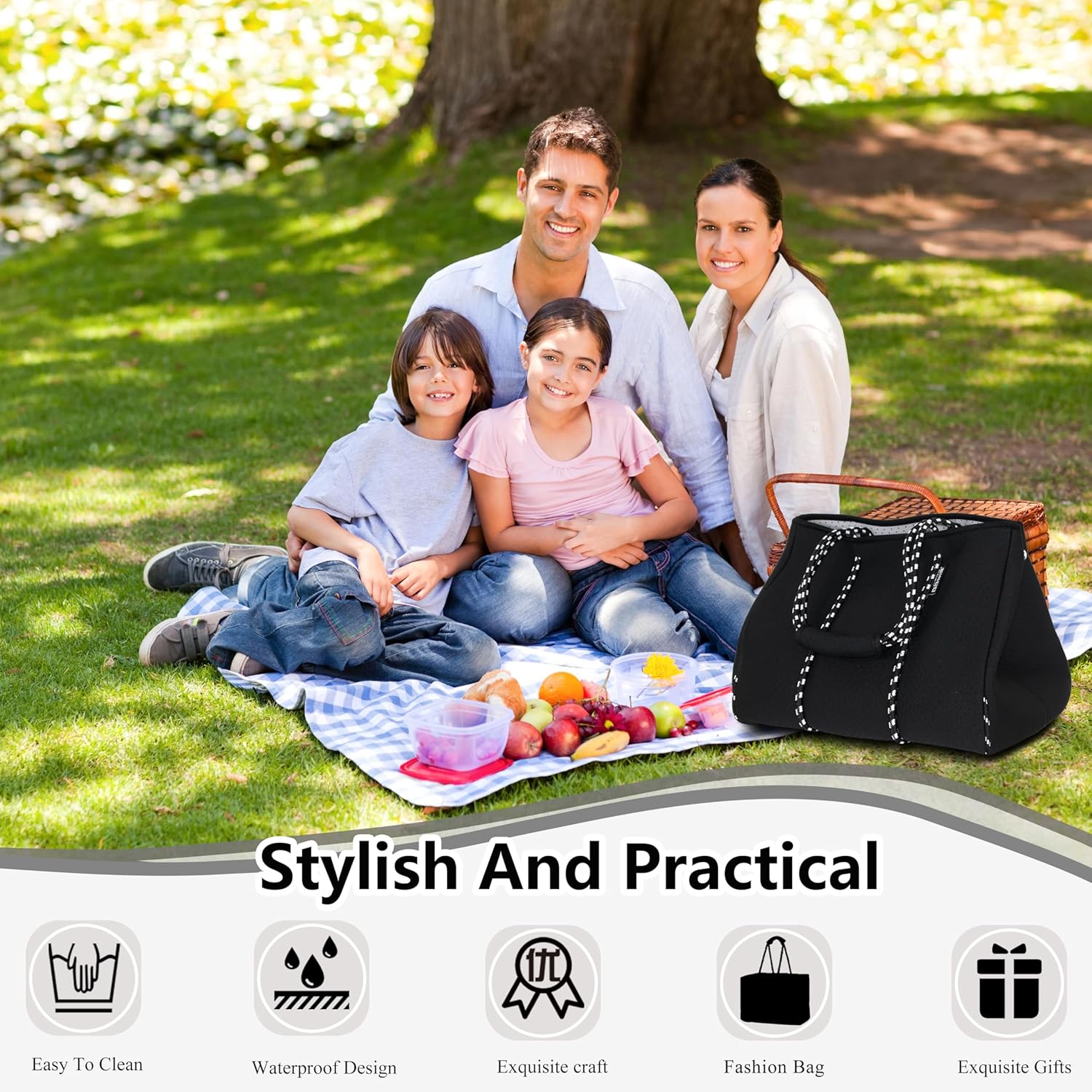 QOGiR Multipurpose Gym Beach Bag, Light Weight, Large, Sports … … - Image 6