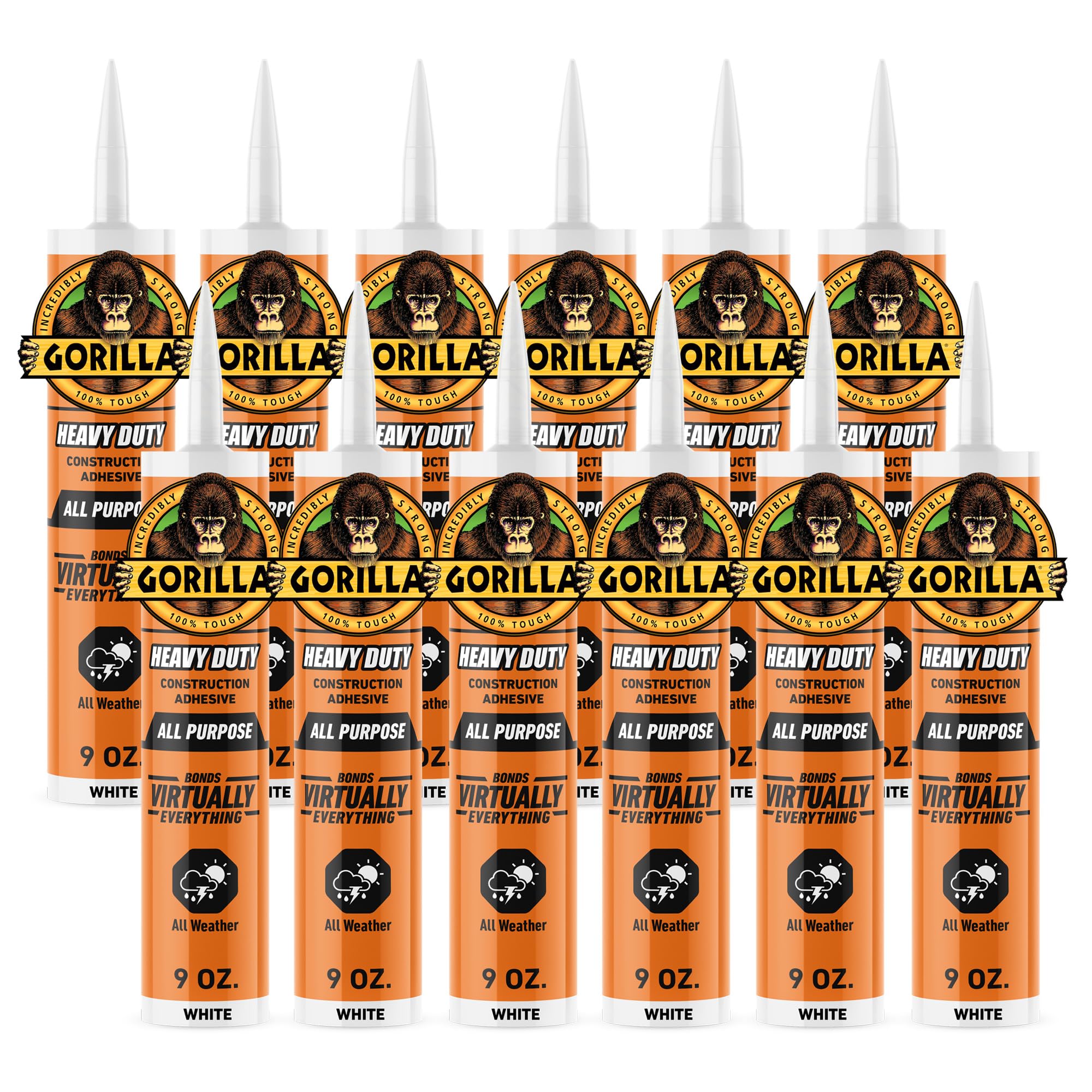 Gorilla Construction Adhesive - Heavy Duty Bond -16 Gorilla Construction Adhesive - Heavy Duty Bond -16