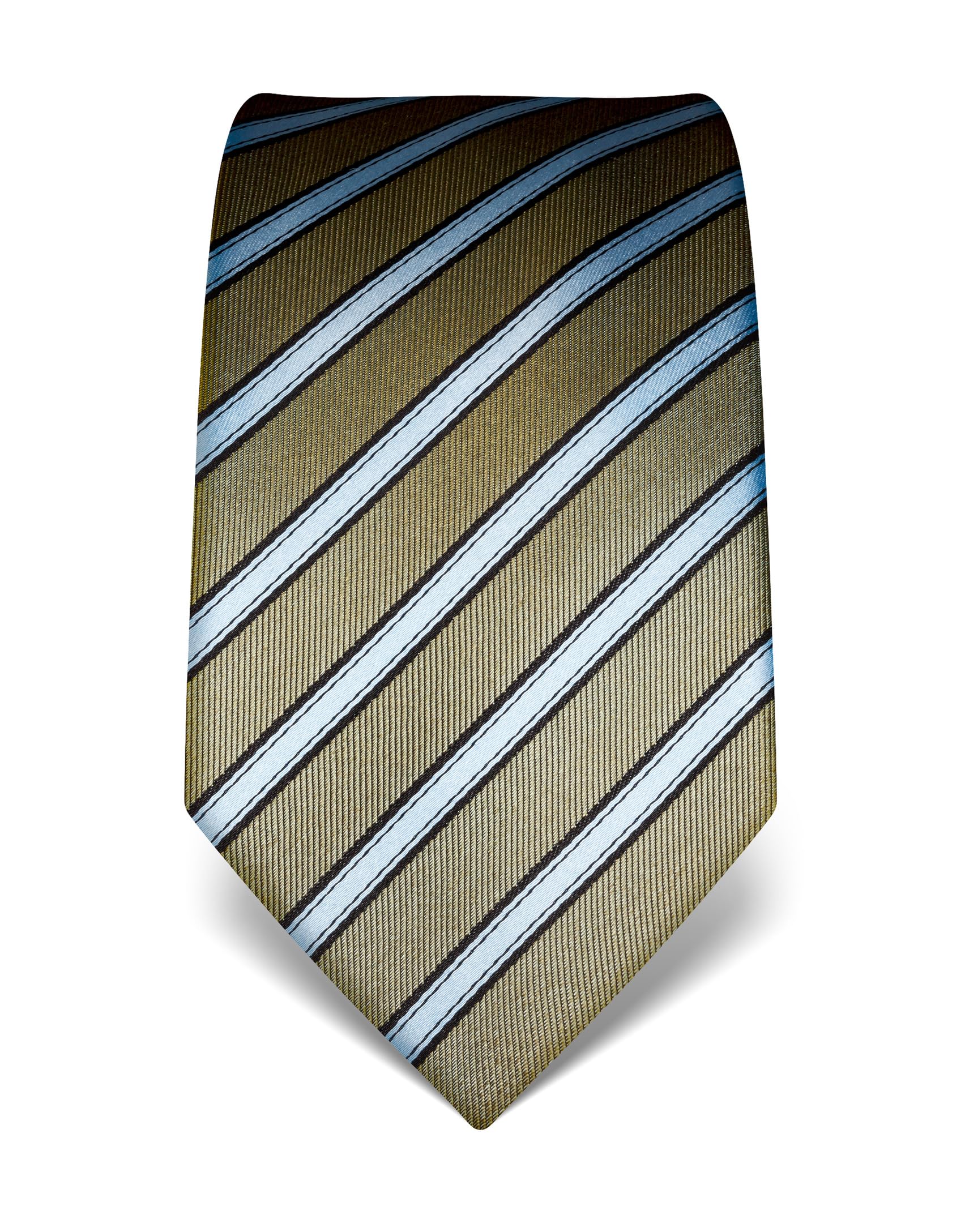 Vincenzo Boretti Herren Krawatte reine Seide gestreift edel Männer-Design zum Hemd mit Anzug für Business Hochzeit 8 cm schmal/breit