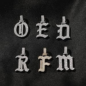 日本未入荷☆KING ICE☆The Old English Letter I Necklace Old English A Necklace | Women's Jewelry | King Ice